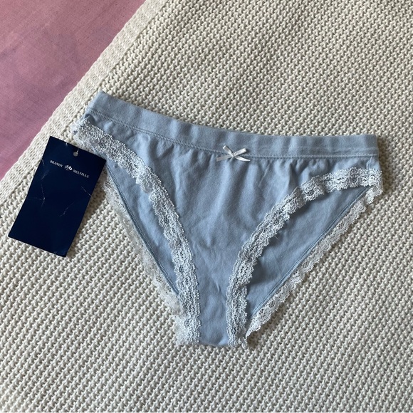 BRANDY MELVILLE - Baby Blue Lace Underwear - Picture 1 of 5